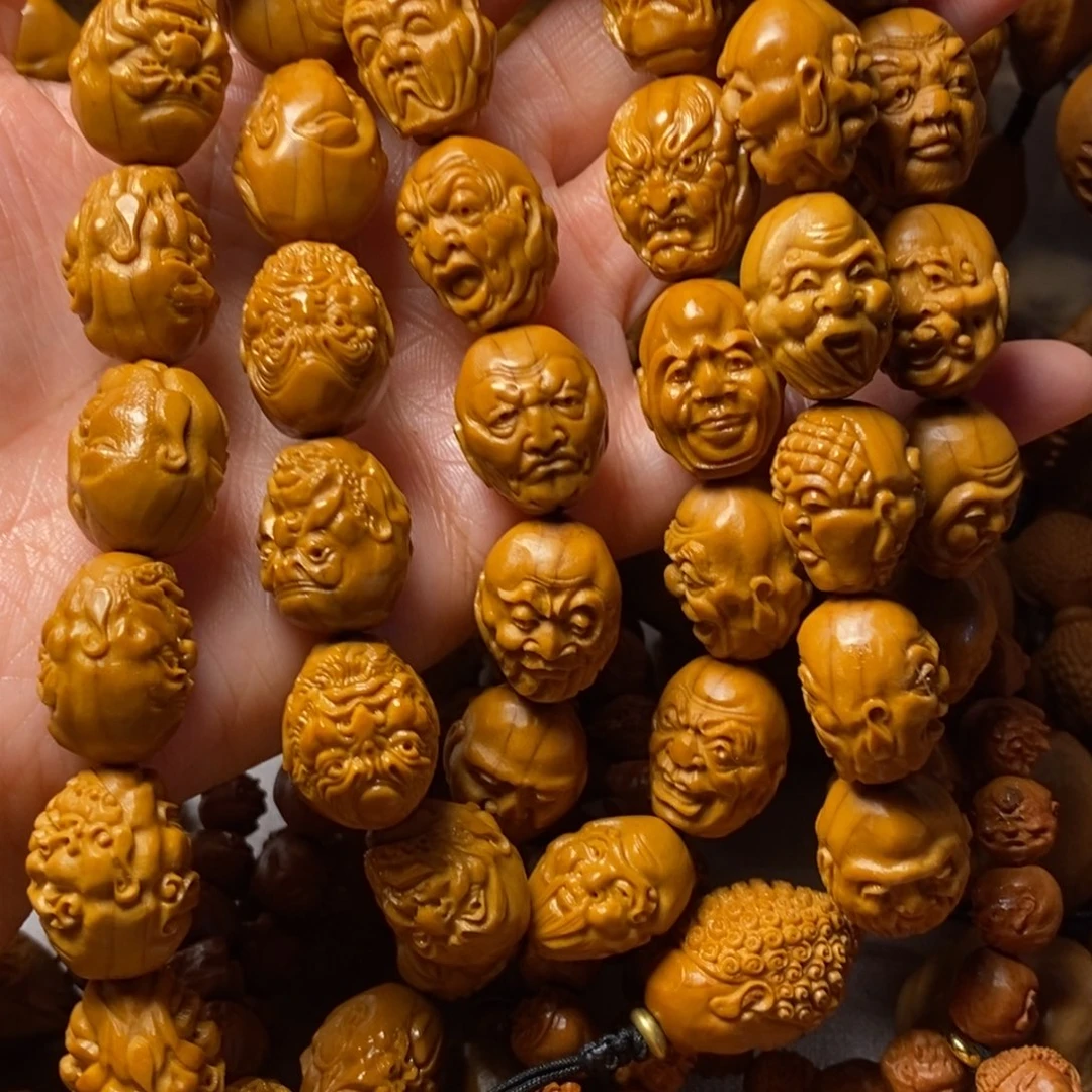 六***哥橄榄核手串/手链橄榄双面108