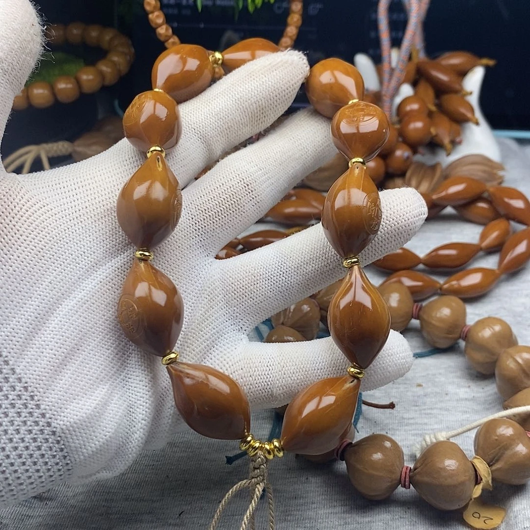 橄榄核手串/手链1726浮雕11颗