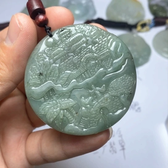 颈饰未镶嵌翡翠翡翠