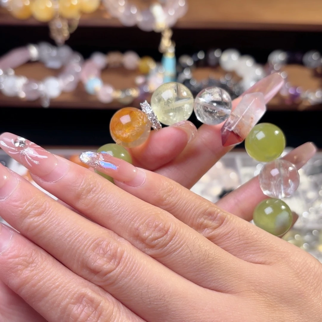 水晶手链合金夕*手串