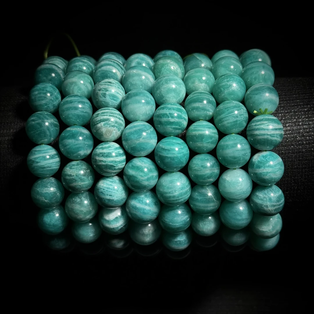 天然老矿天河石单圈手链 多样性发其一 A2015