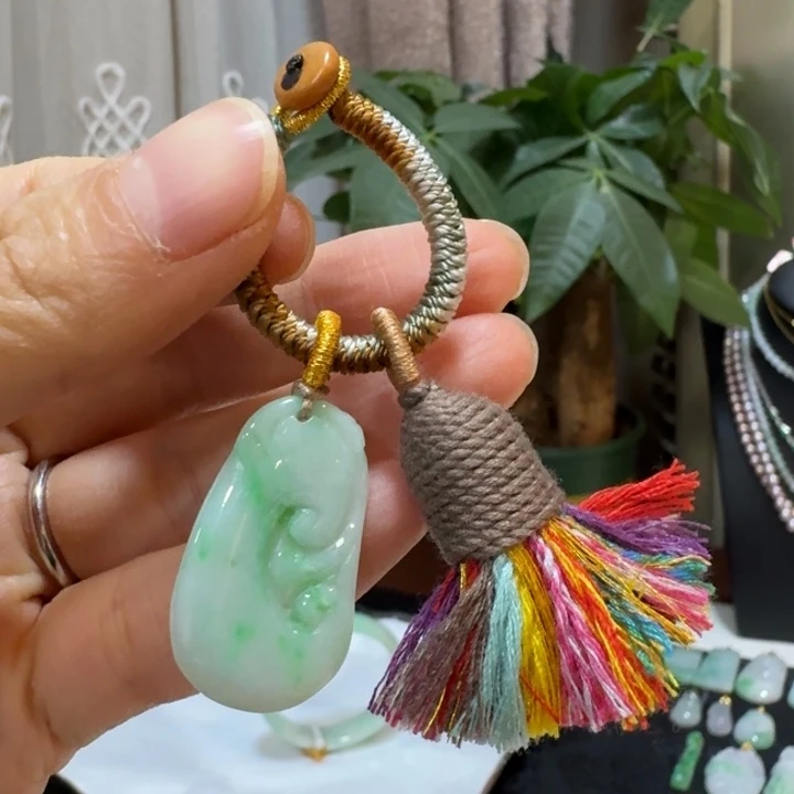 翡翠未镶嵌颈饰钥匙扣2 福利