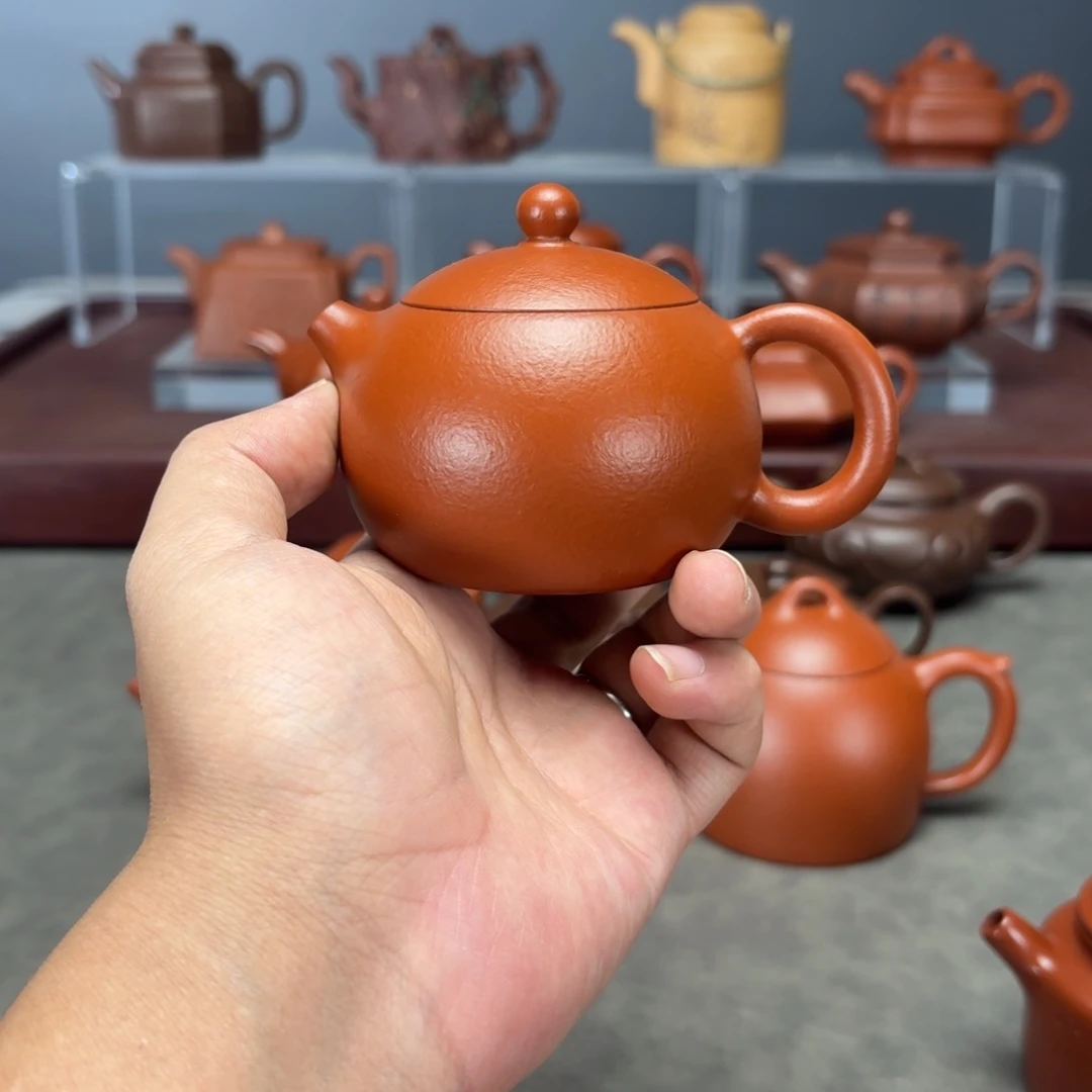 简***净茶壶紫砂西施150CC朱泥