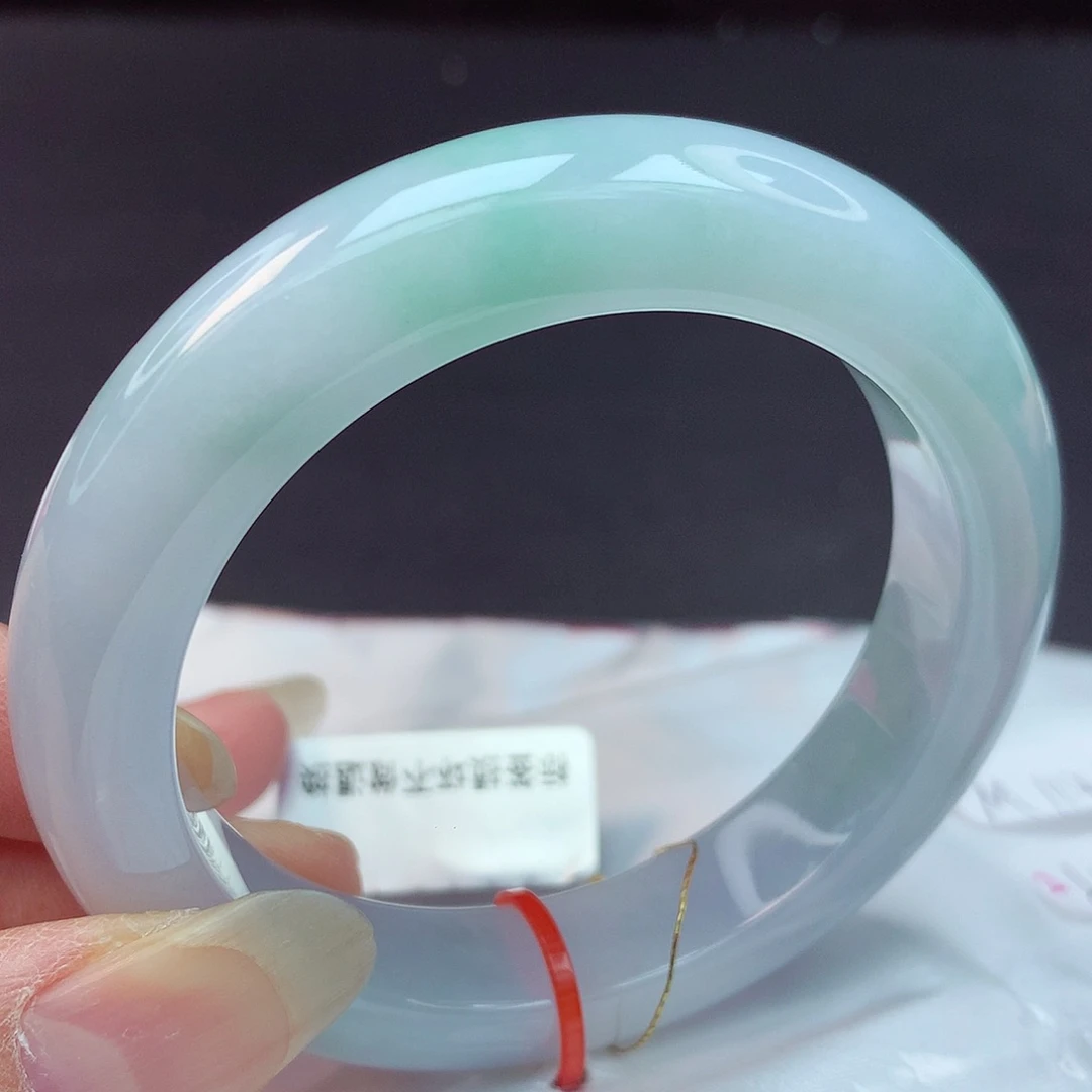 未镶嵌手镯翡翠54圈614