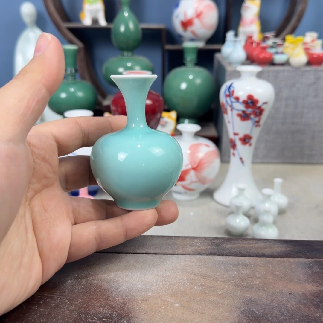 陶瓷手工小花器摆件