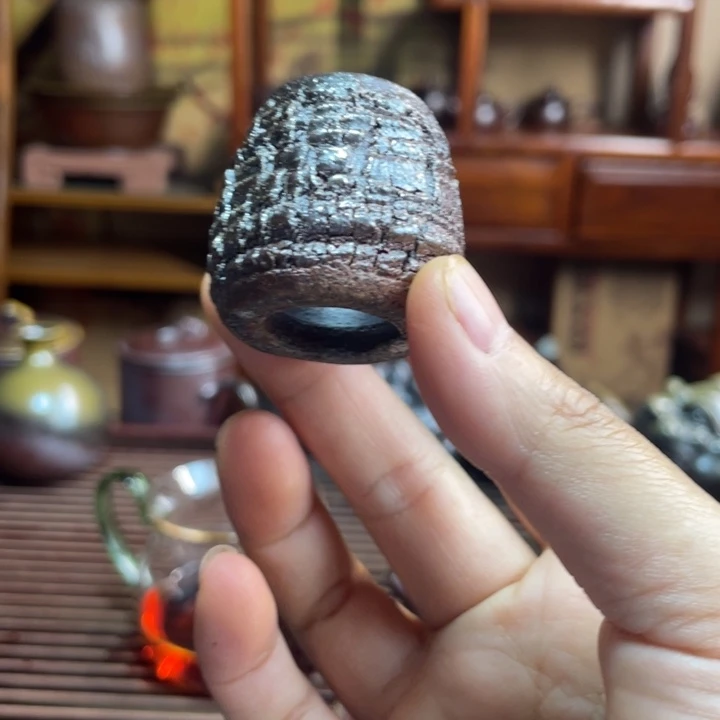 杯五彩陶柴烧盖置123