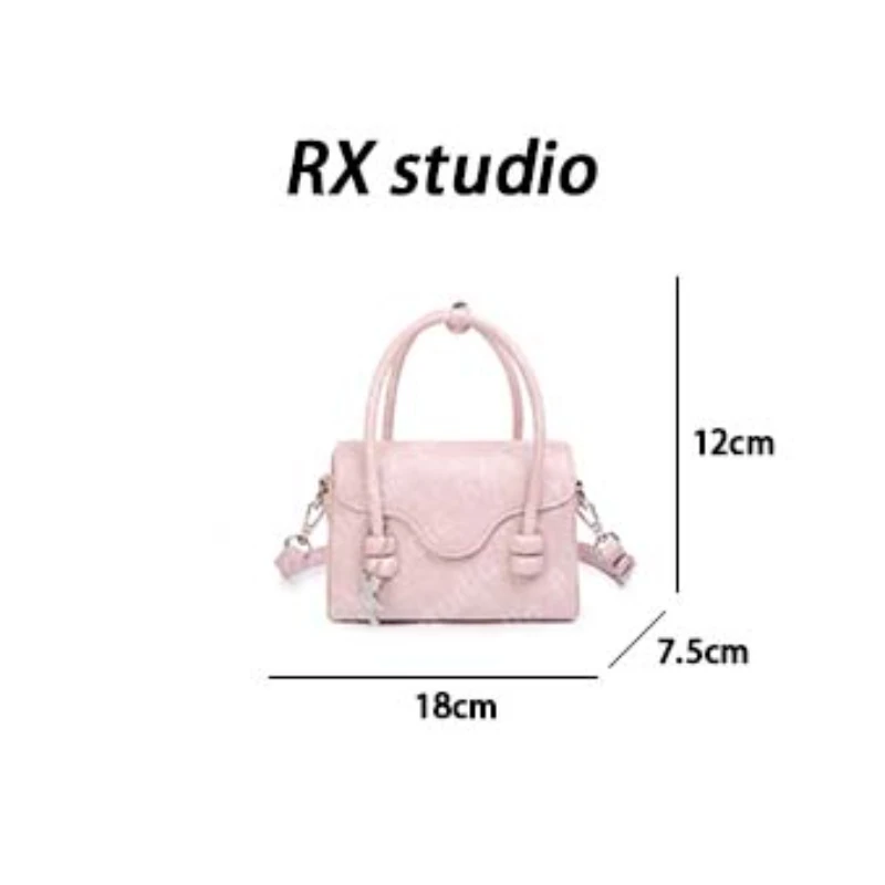 【南沙瑞熙】SKL-7550-玫瑰粉 轻奢小众设计感时尚百搭女士包包