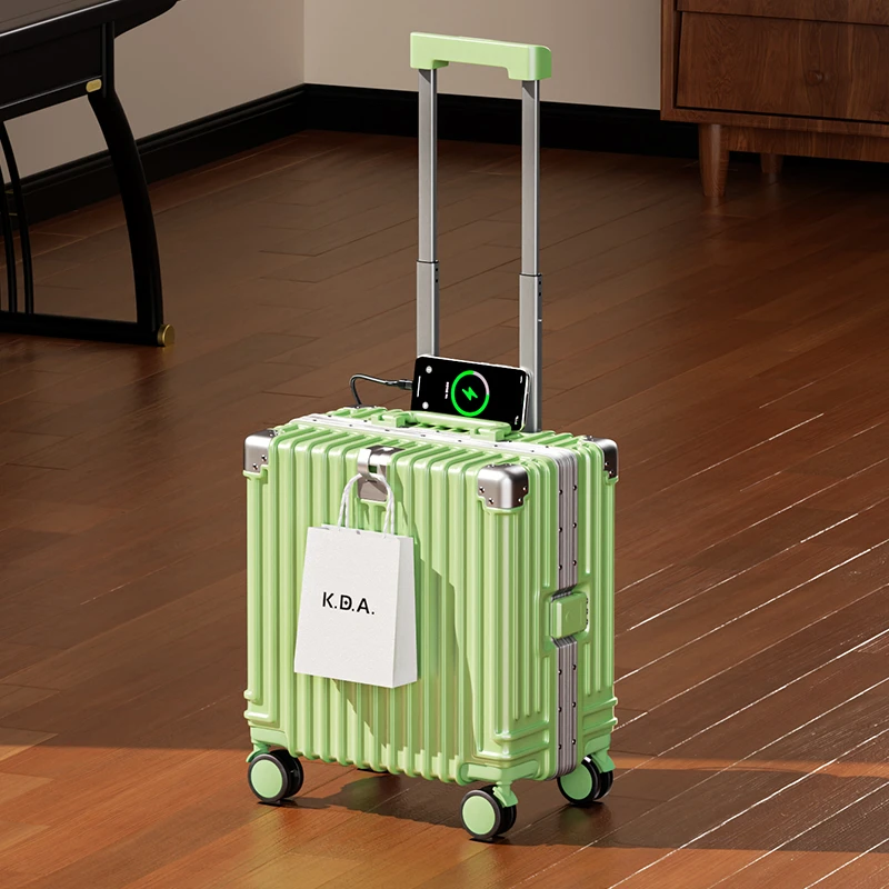 小米族行李箱20寸可登机女新款18小型轻便迷你飞机旅行密码箱18男