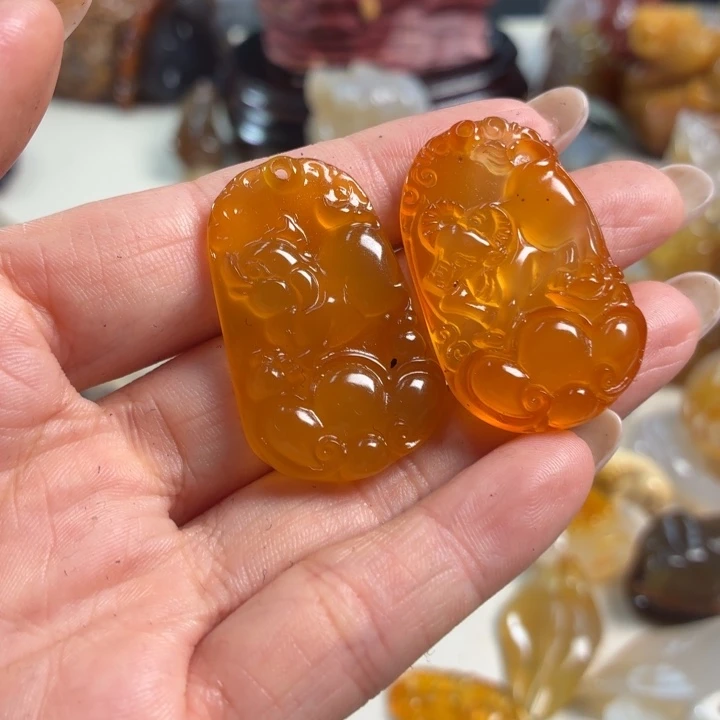 未镶嵌吊坠(不含链)玛瑙/玉髓