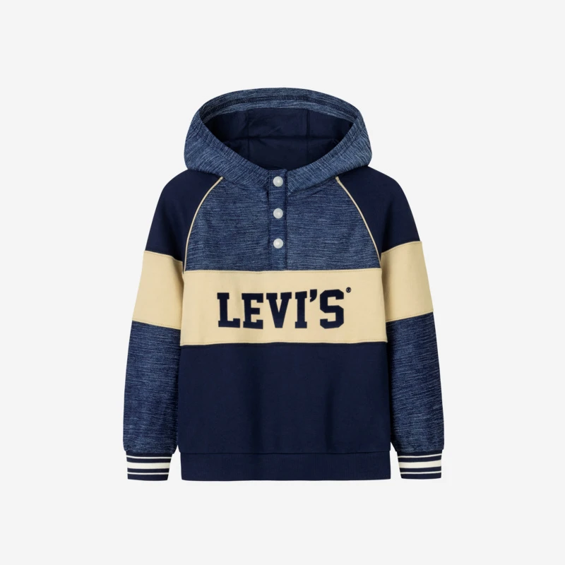 Levi's李维斯童装卫衣秋季新款儿童宽松针织卫衣L753