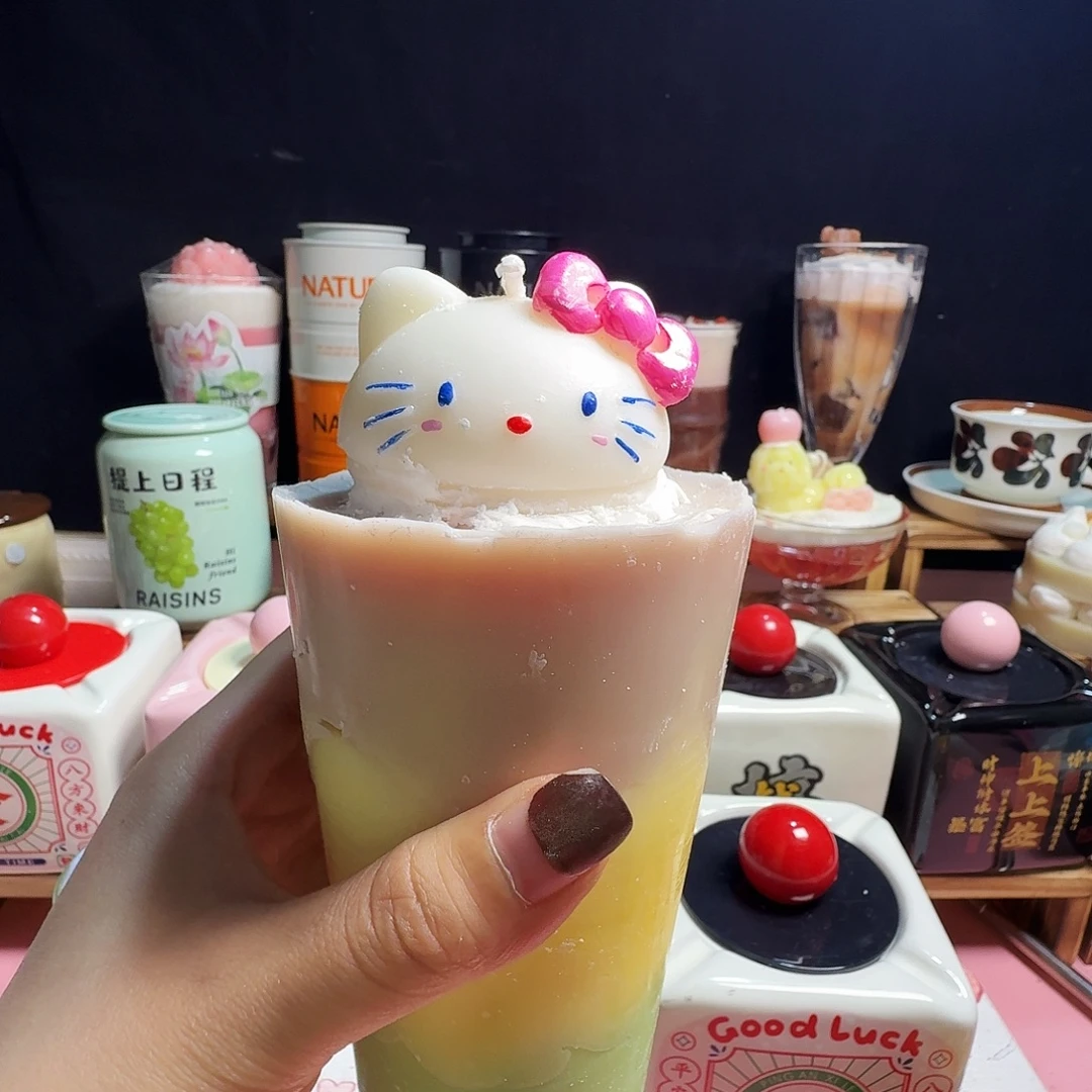 kt香薰大蜡烛蜡块1个