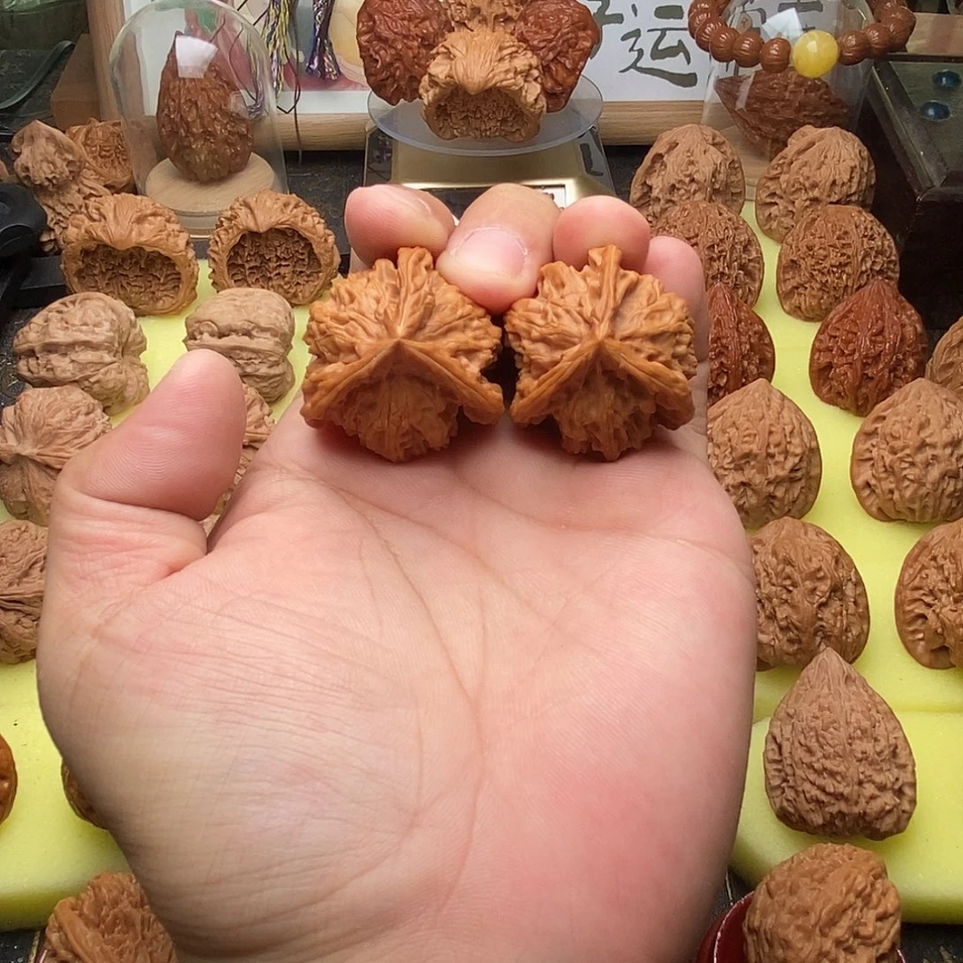 把件文玩核桃盘山人奔37放漏