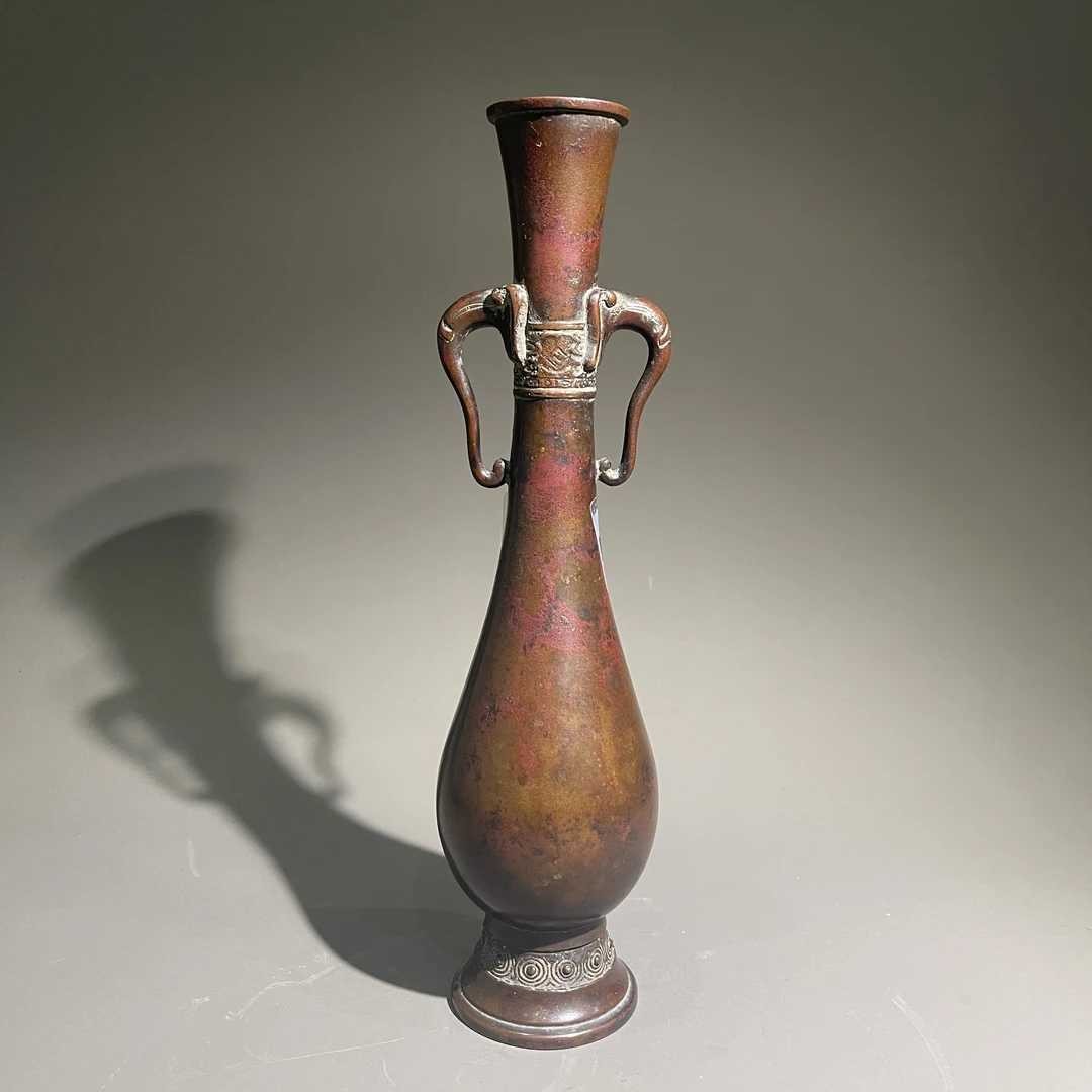 HZ99019铜象耳瓶/朵云轩