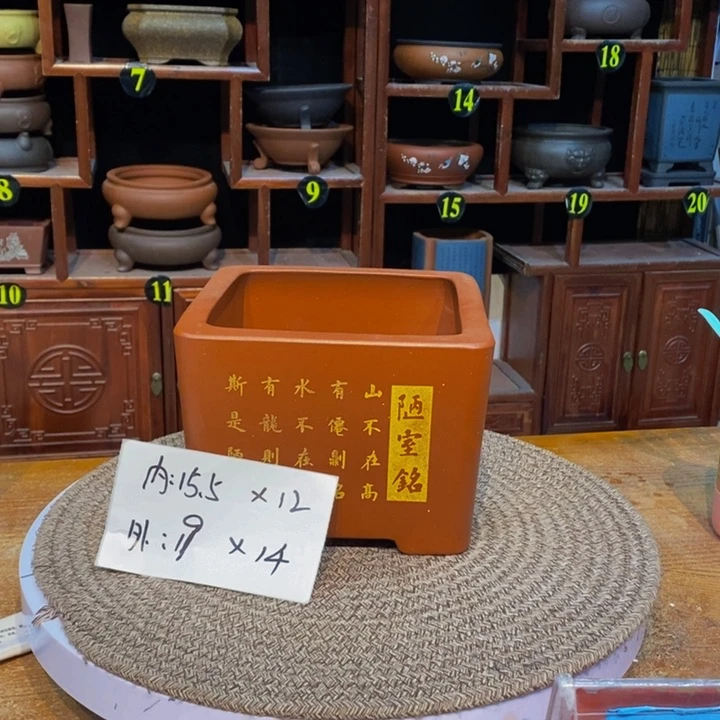 紫砂花盆紫砂紫砂