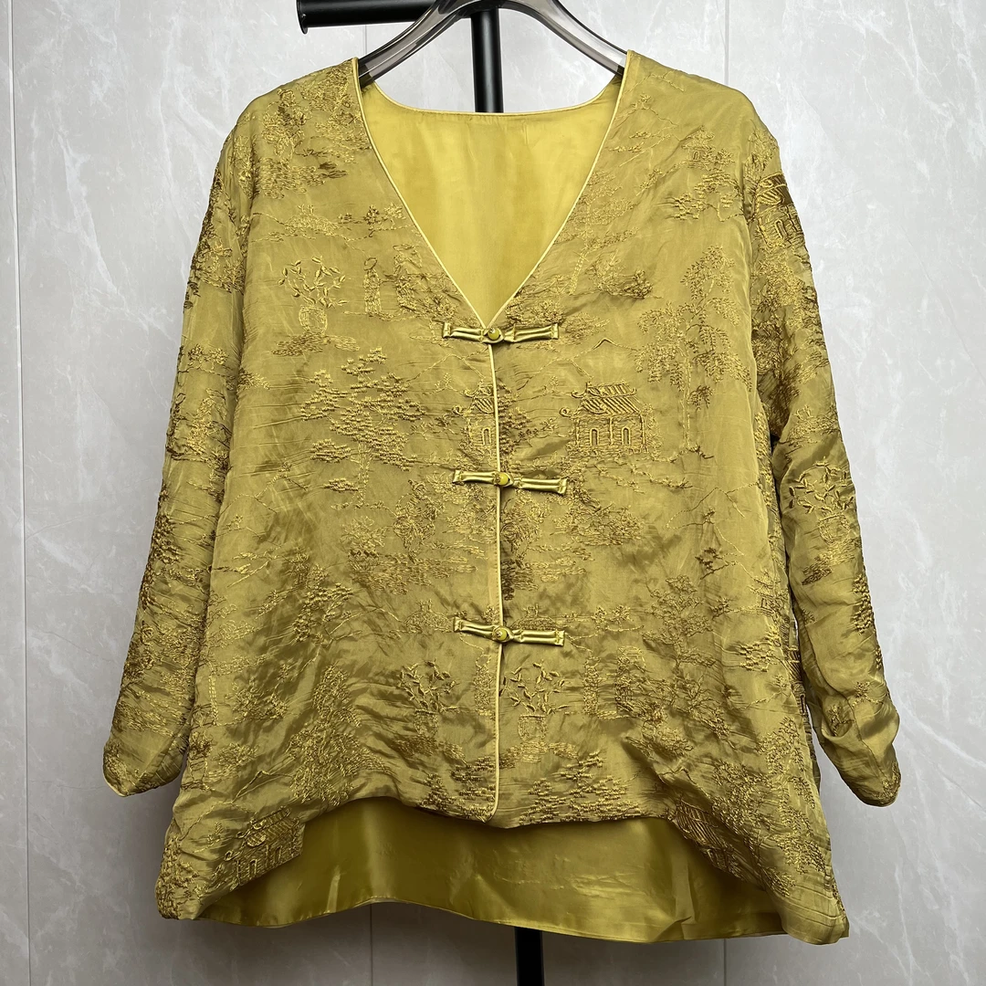 BINBIN服饰【新中式浮雕刺绣外套】2500200