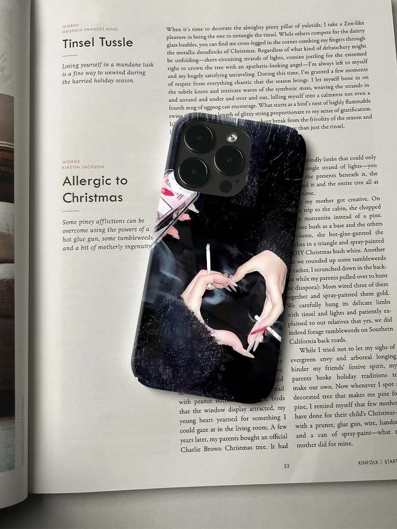 爱心小众手机壳适用于苹果16promax小众个性简约ins艺术轻薄15/14