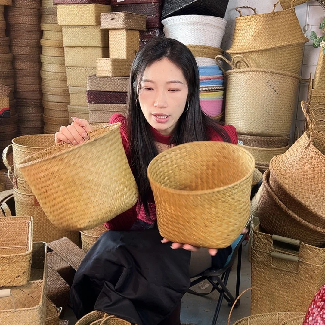 草编草编包/草编收纳盒微瑕疵