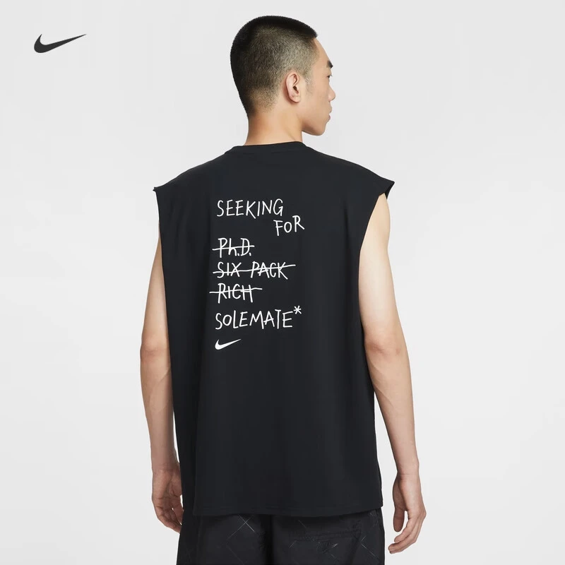 NIKE/耐克 SPORTSWEAR 男子夏季无袖印花上衣 IH9266010