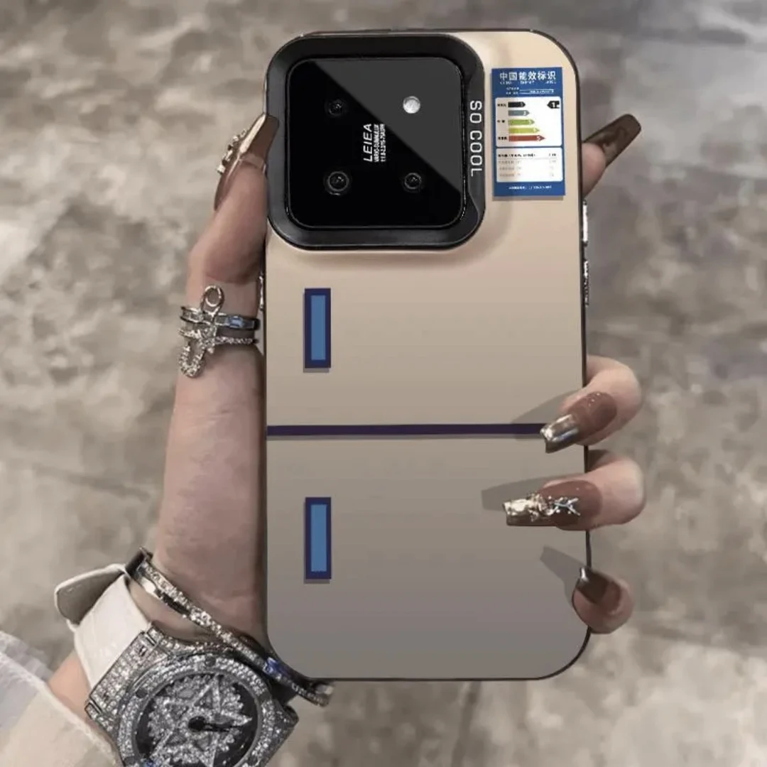 欧克里里小众创意冰箱适用苹果16/15手机壳华为oppo小米vivo