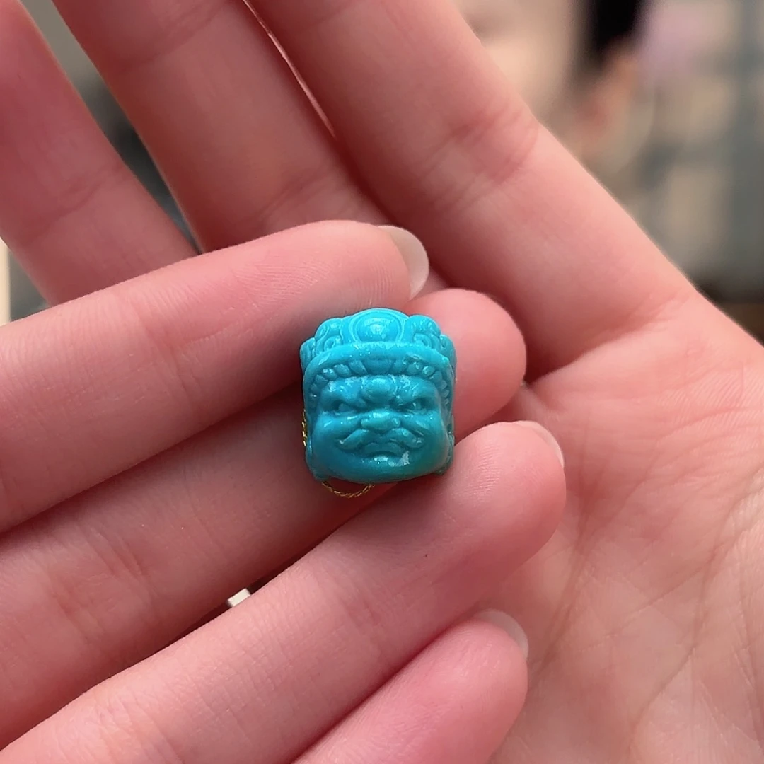 绿松石18K金镶嵌颈饰