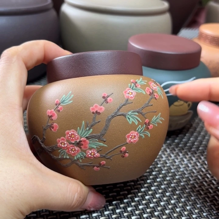 紫砂茶叶罐中高端紫砂茶叶罐