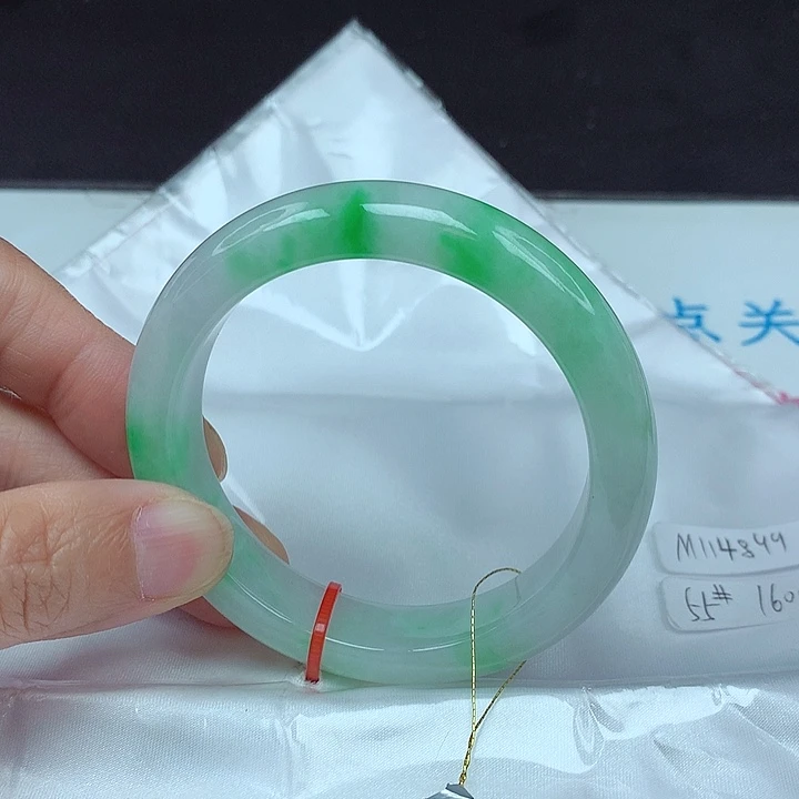 未镶嵌手镯翡翠55圈4899