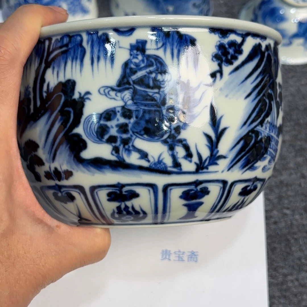 杯子瓷当代仿古精品全手工