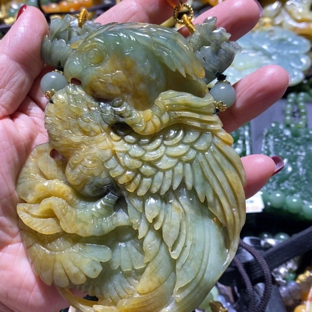 【闪购商品】蛇纹石玉毛衣链未镶嵌
