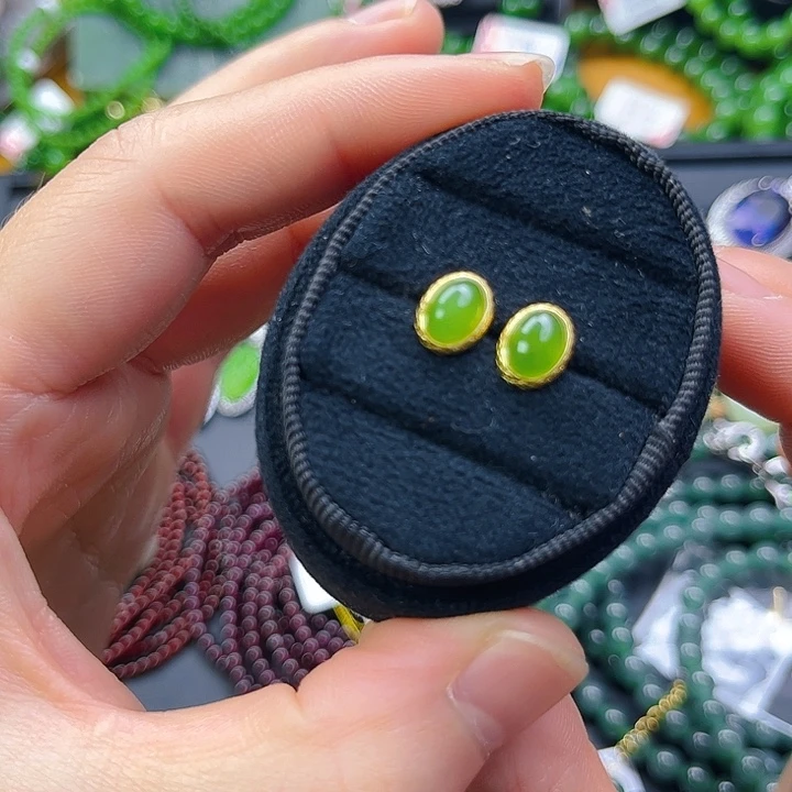 和田玉银S925镶嵌颈饰