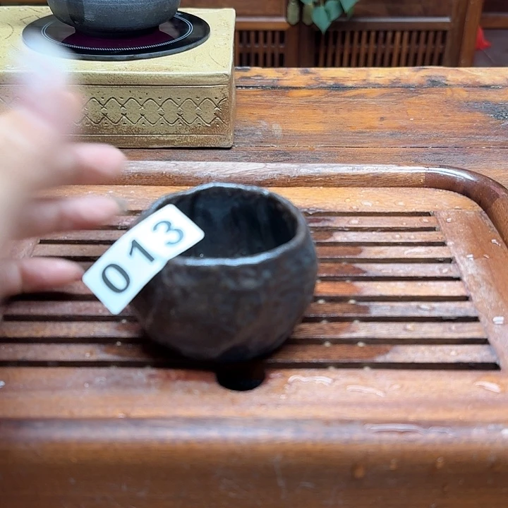 纯手工制作粗陶茶具