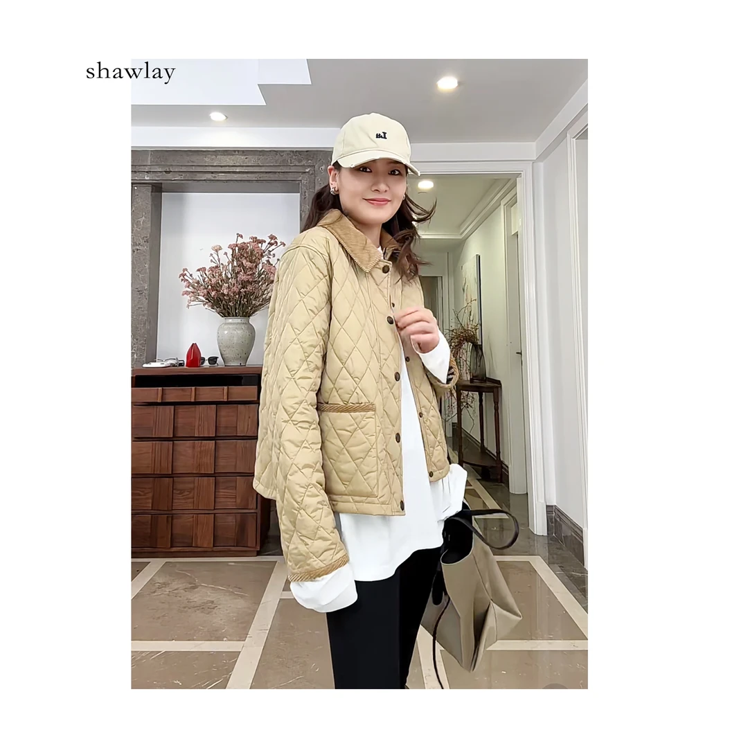 早秋休闲百搭工装夹棉外套CL3355