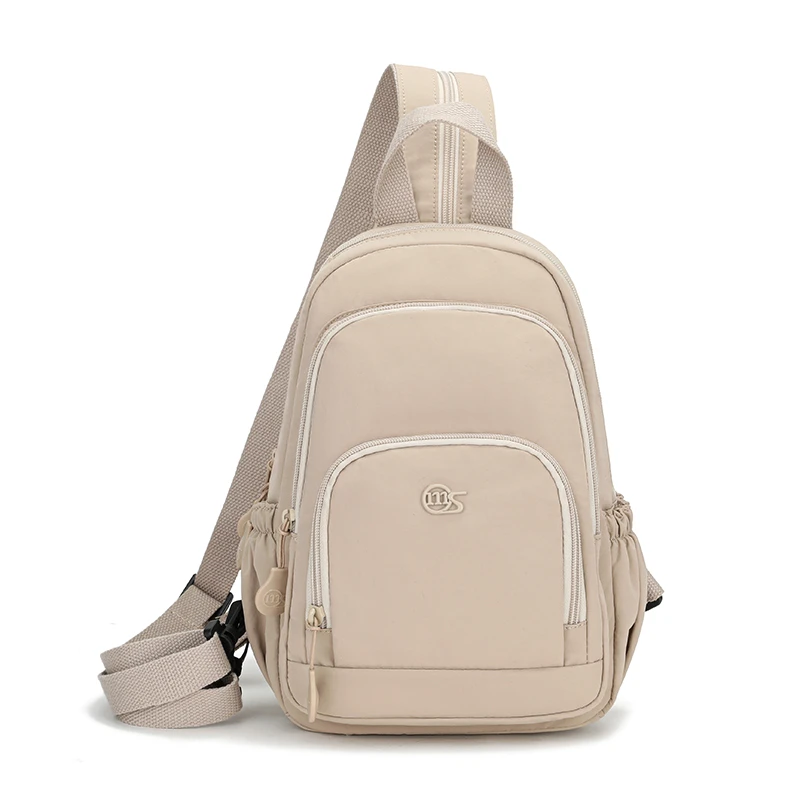 【一包五背】多用双肩包新款胸包单肩斜跨户外女包包（长22高28厚15）