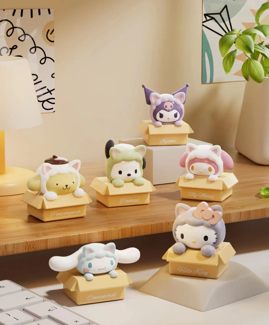 三丽鸥猫咪萌粒盲盒可爱摆件
