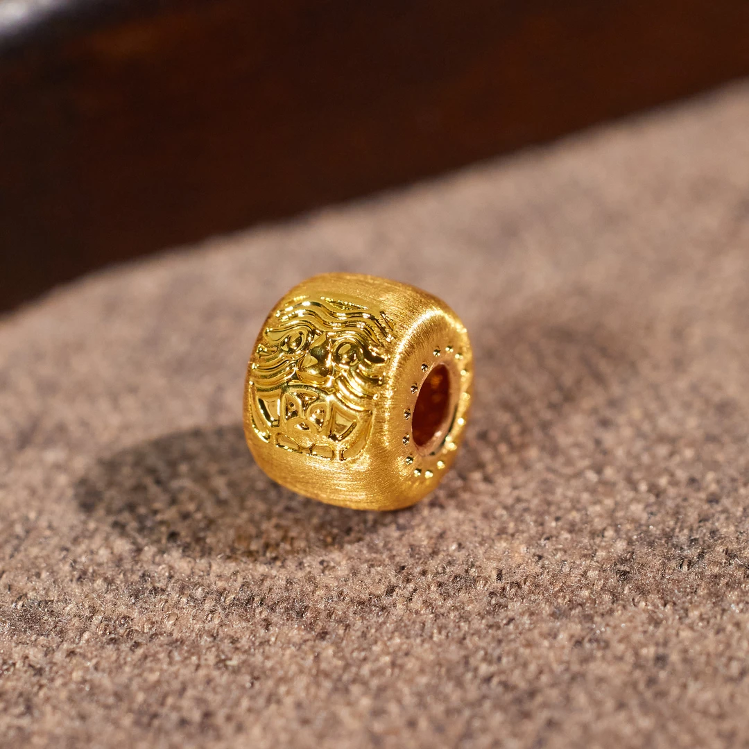 【歪歪补贴】*扎基拉姆（素金）吊坠*18K镶嵌N5967