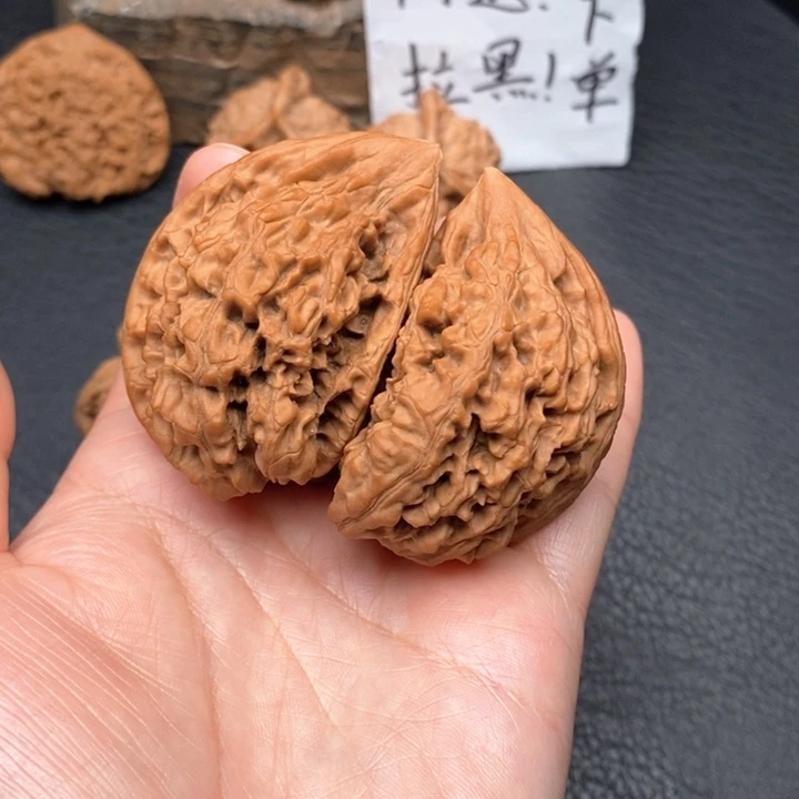 桃核把件官帽66半壁