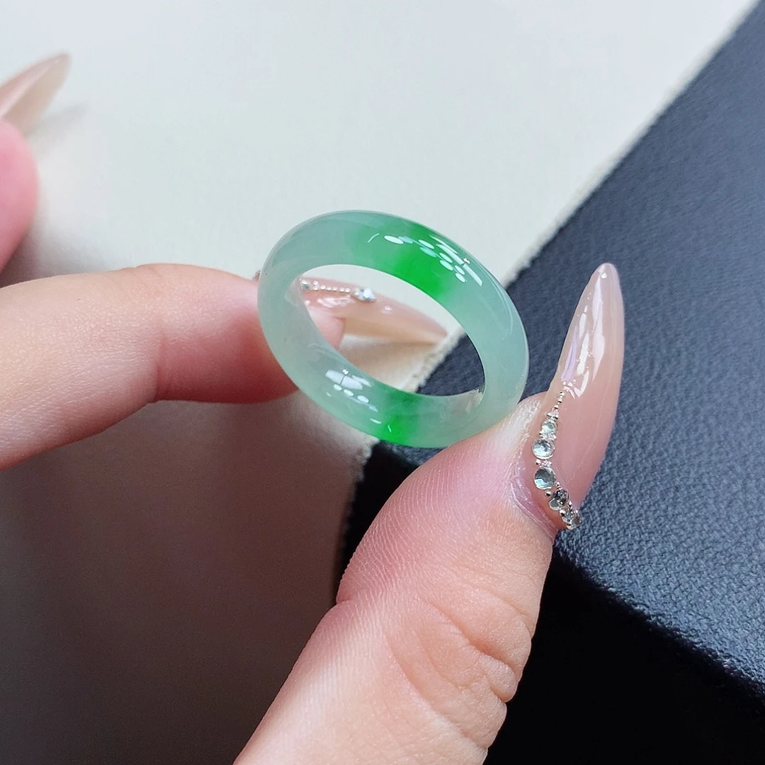 翡翠戒指未镶嵌18-19号