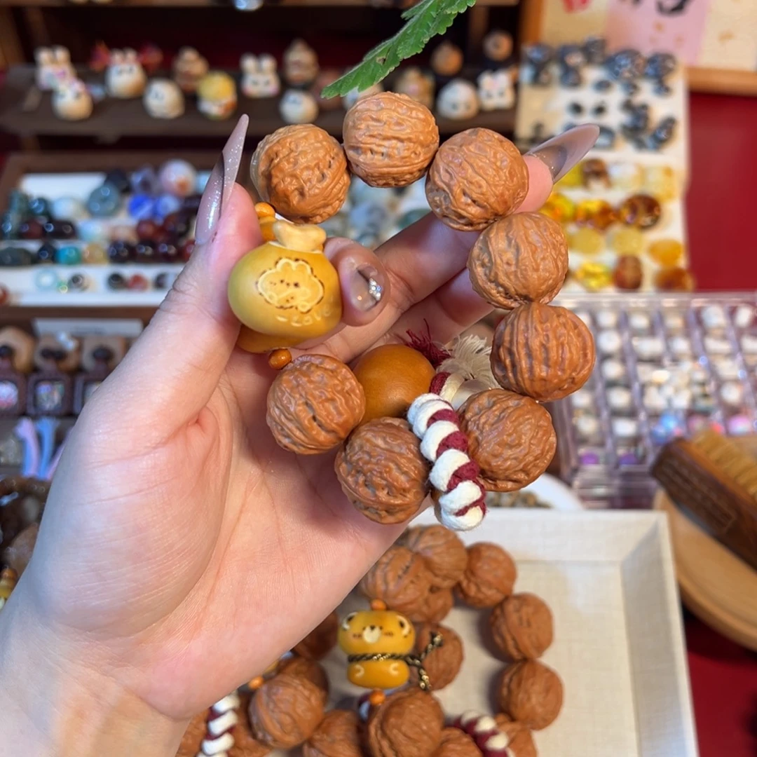 吊坠猴头核桃小鸡腿秋子6颗籽手捻