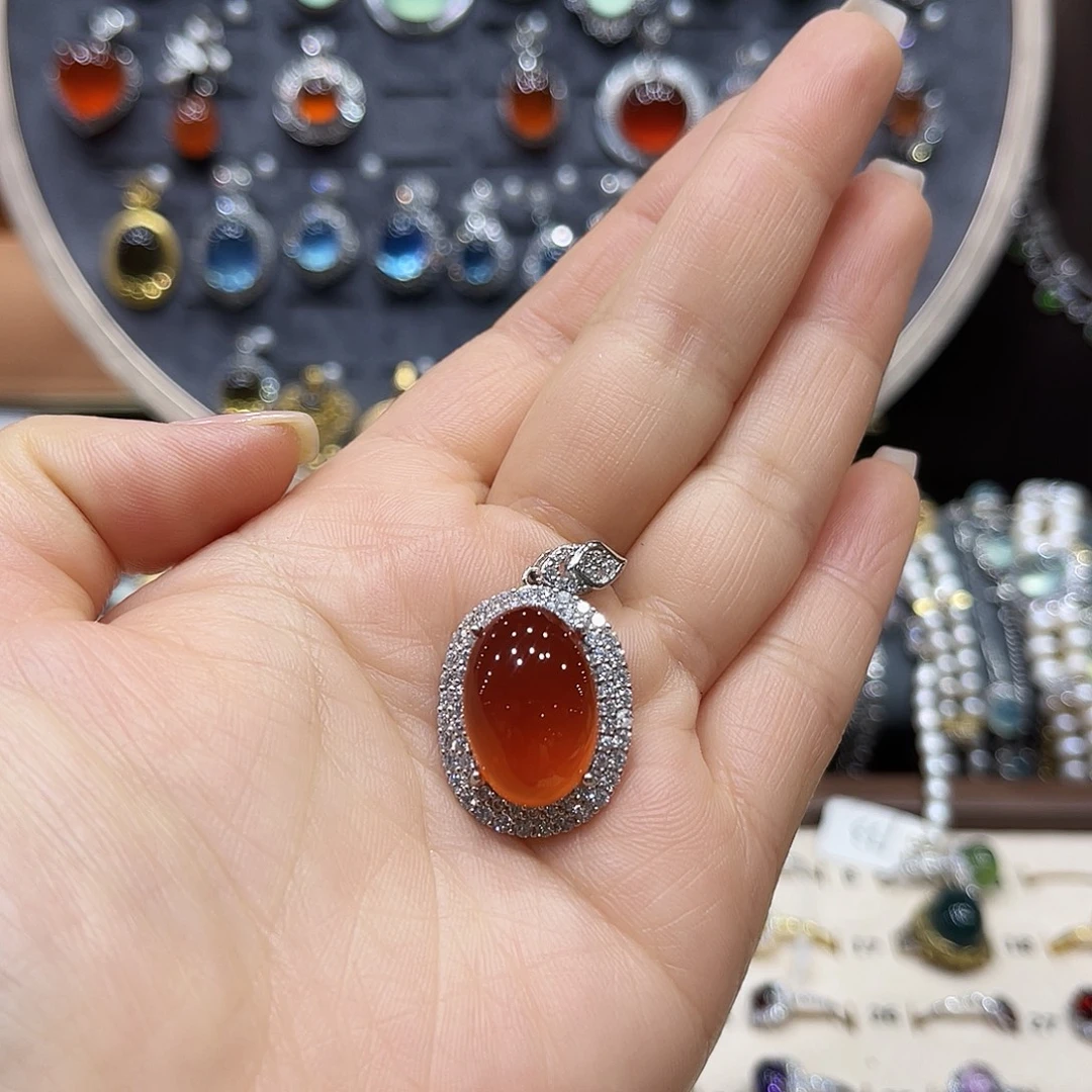 陈***台蛇纹石玉银S925镶嵌戒指