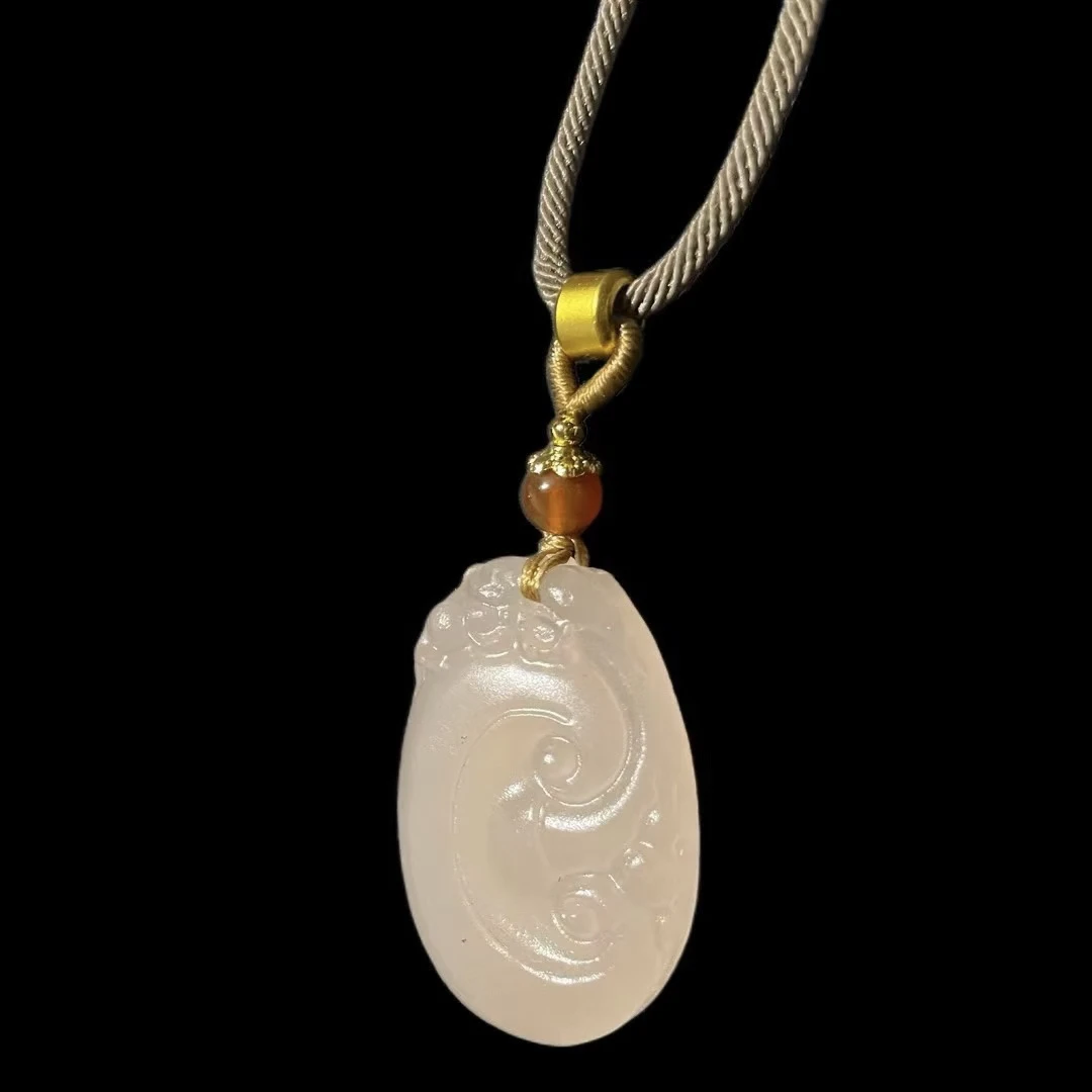 【陈鑫专属】天然藕粉精雕玉如意  A36-CH-1B