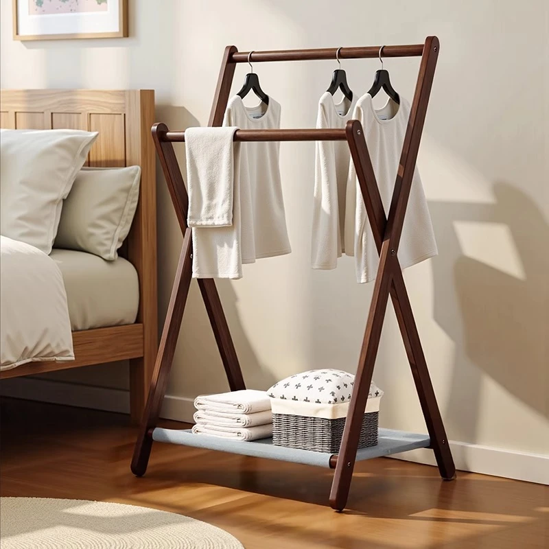 床边床头晚上放衣服神器临时卧室床尾放脱下的衣服衣帽架小挂衣架