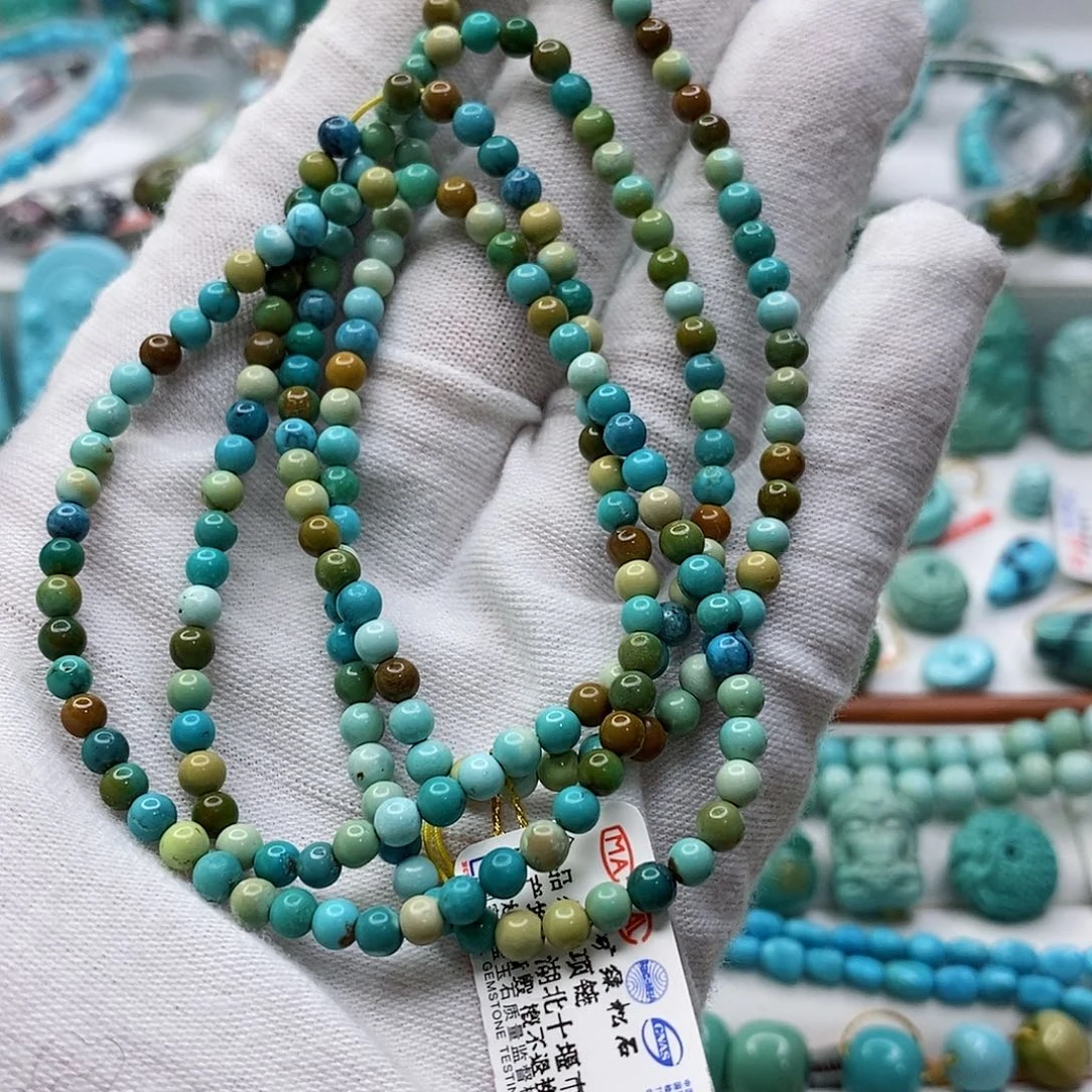 绿松石珠宝奇石未镶嵌