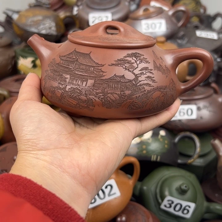 茶壶紫砂盖子微晃