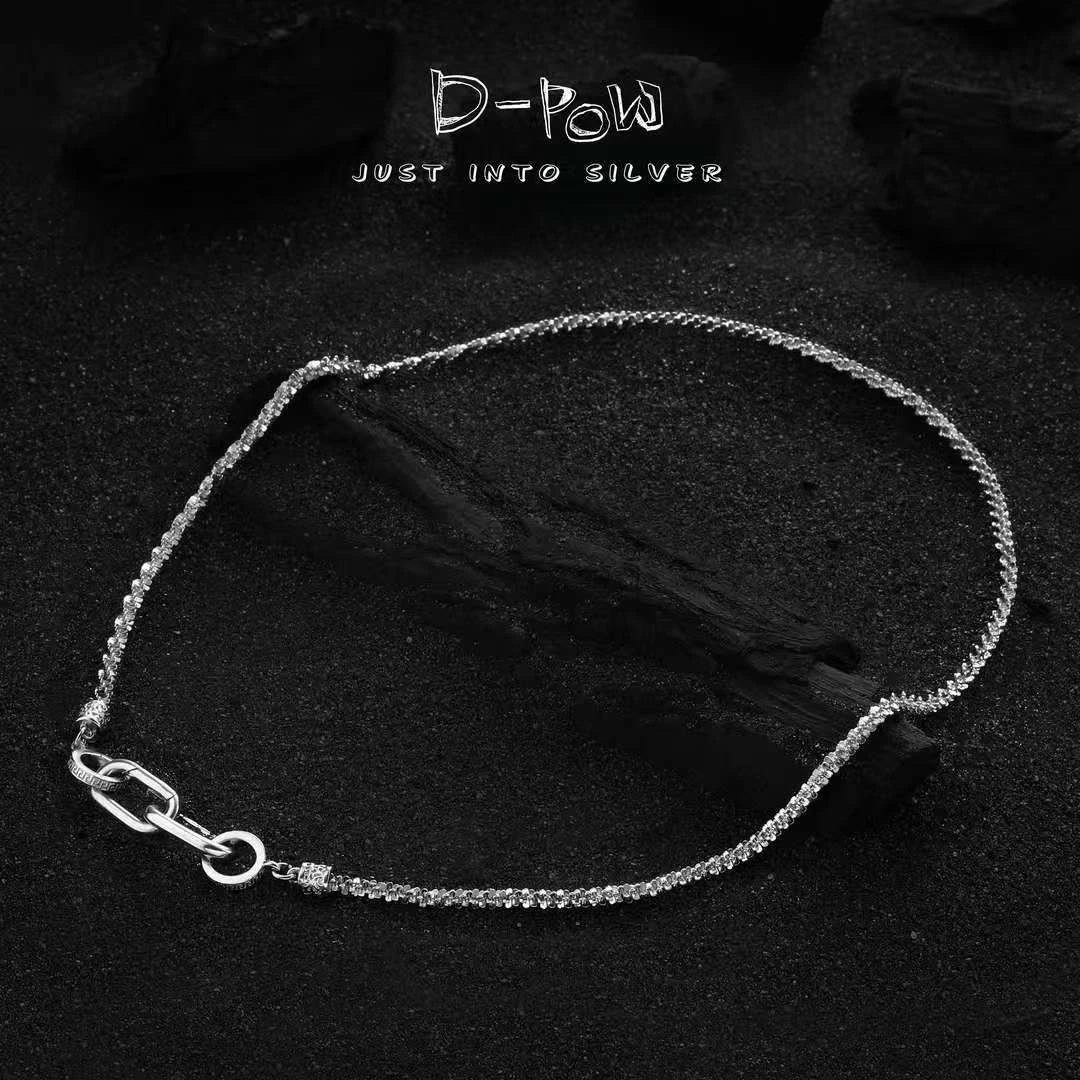 坠链均925银 波光粼粼气质轻奢项链45cm（6971）