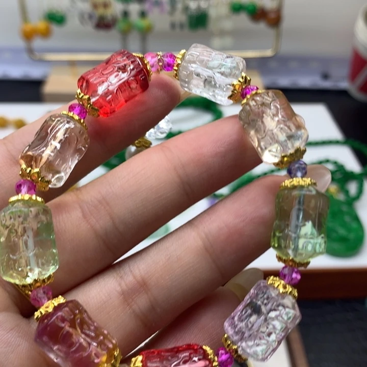 玛瑙/玉髓颈饰合金吊坠