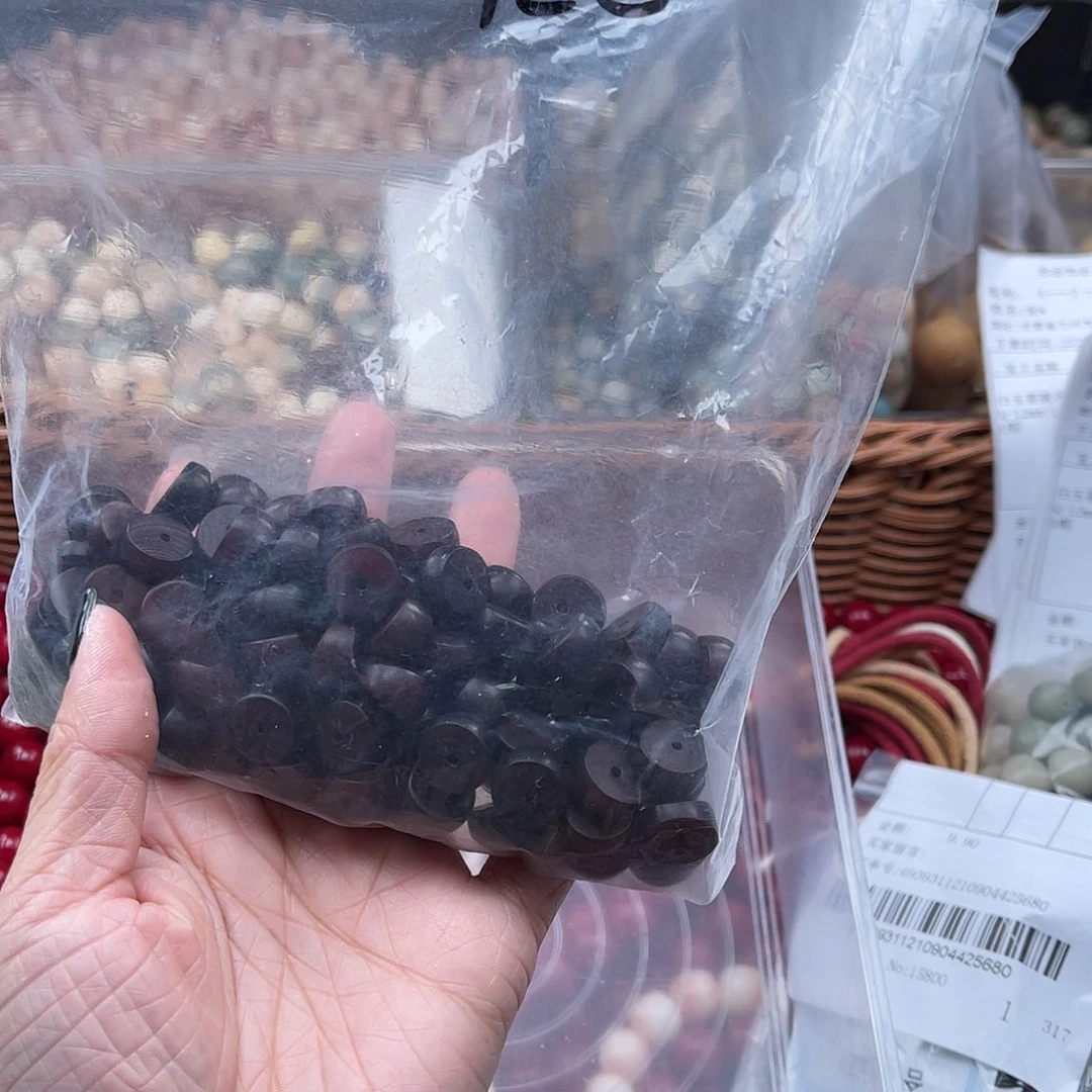 白玉菩提吊坠A/11mm/80颗锅底