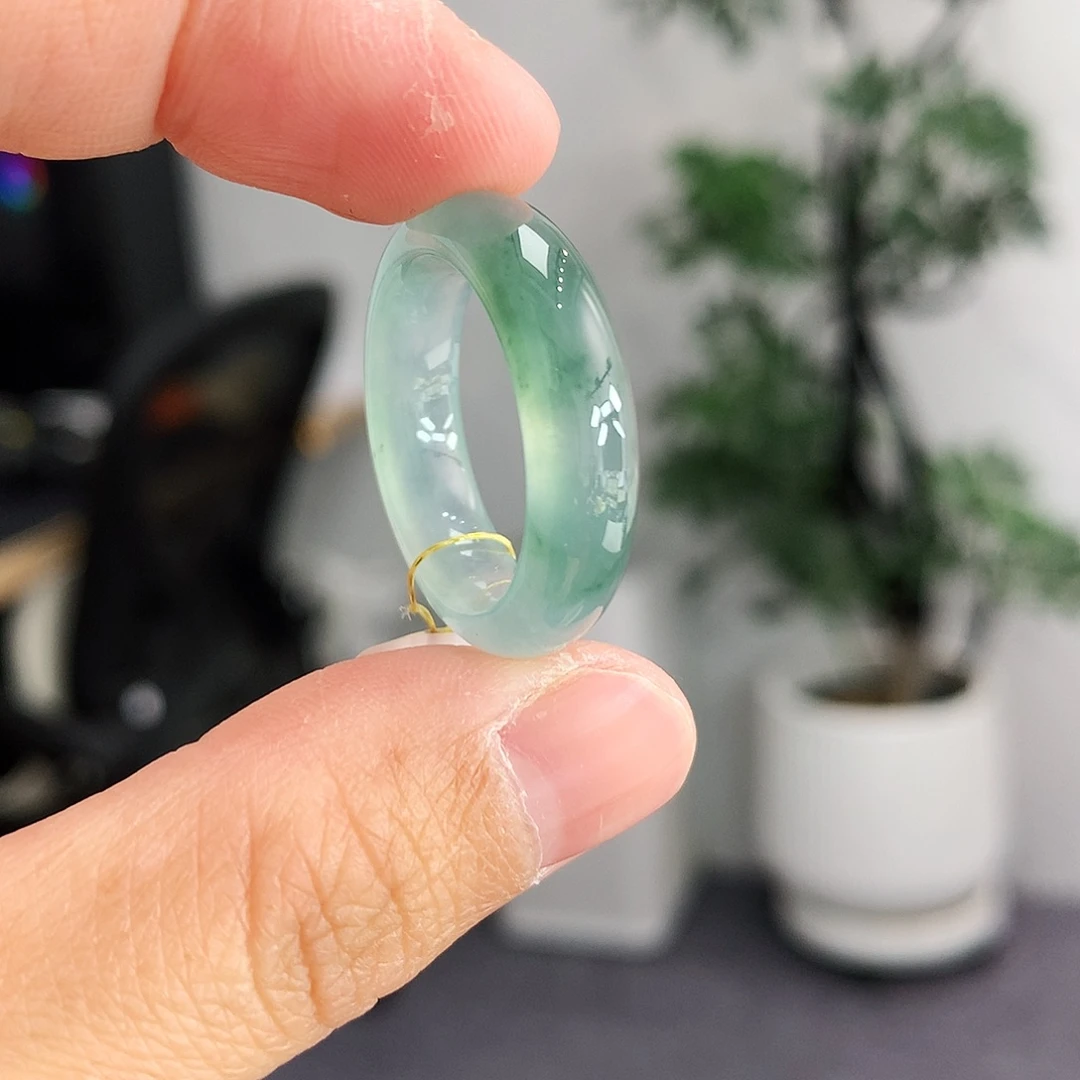 翡翠未镶嵌戒指17-18号