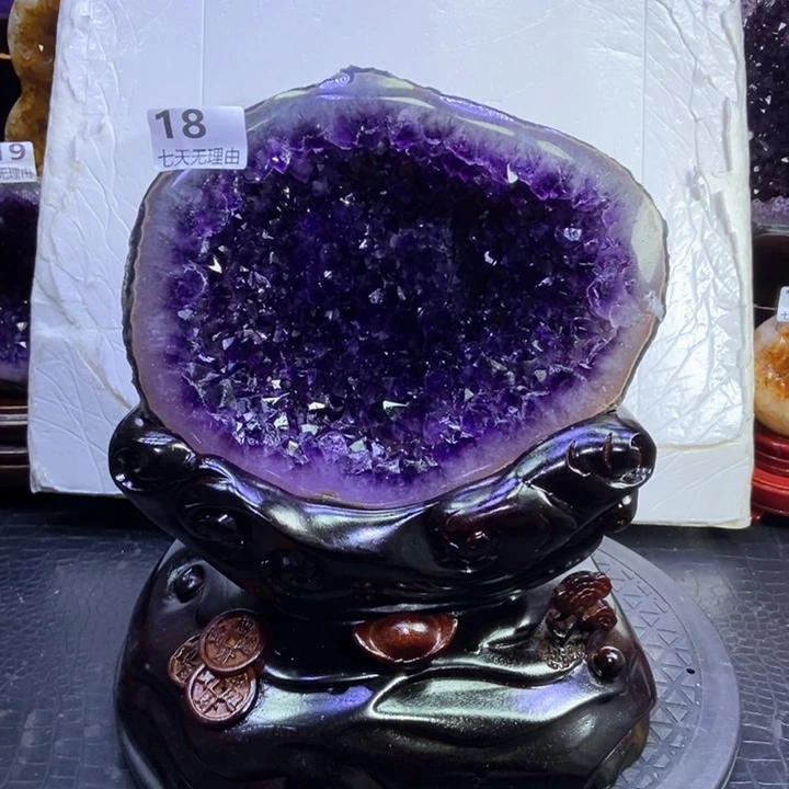 未镶嵌大型摆件（非配饰）紫晶
