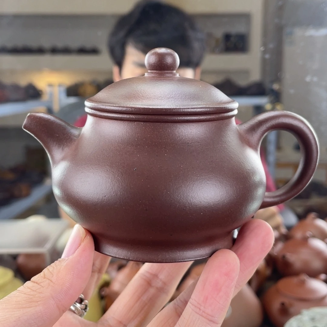 茶壶紫砂180cc老紫泥此处