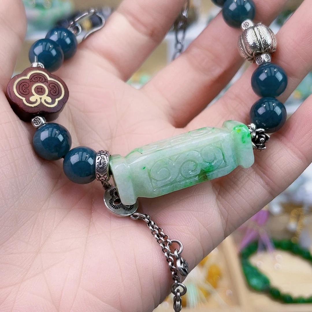 翡翠未镶嵌手链手链