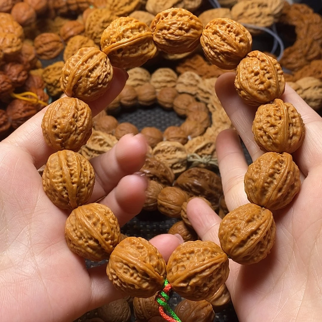 文玩核桃手串麦穗粗筋手持